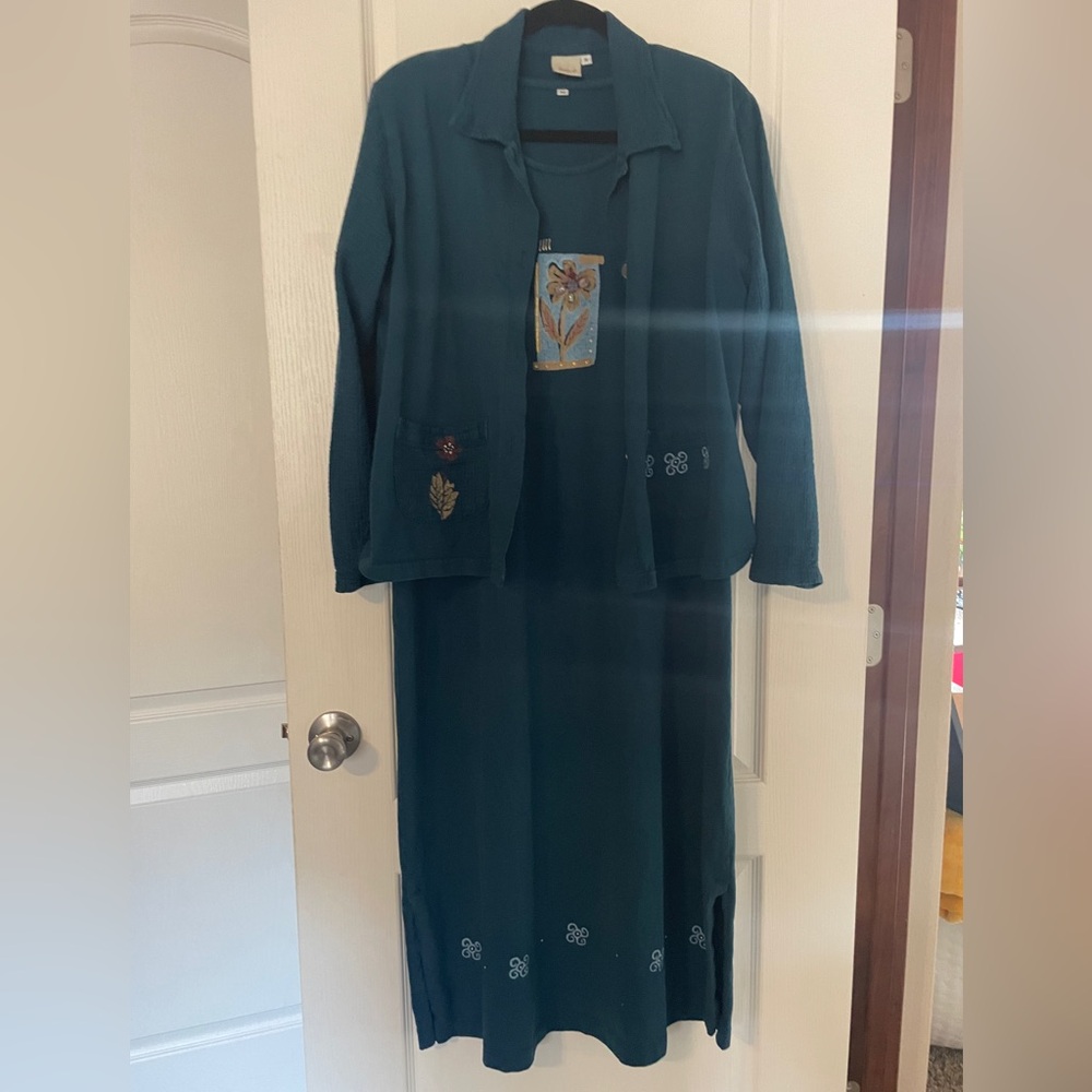 Vintage Focus Dress and Jacket Set